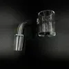 DHL Yinuoou Fumando 25mm Flat Top Quartz Banger 5mm Thick Bottom Sem Costura Unhas de Fumaça Soldadas Para Água de Vidro Bong Dab Rigs Pipes