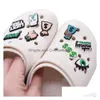 Accessori per parti di scarpe 15 stili Dollar Green Zoccoli Charms Pvc Cartoon Shoecharms Buckle Garden Wristband Decorazione Kids Toy Series a caso