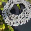 Gepersonaliseerde Vvs Moissanite Diamond Ketting Mannen Sier Sterling Vergulde Cubaanse Link Chain