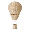 Objetos decorativos Estatuetas Rattan Decoração infantil Balão de ar Decoração de quarto de bebê Adereços aerostáticos Berçário 230731