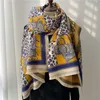 Foulards hiver écharpe pour femmes 2022 nouveau design luxe léopard marque châles et enveloppes cachemire pashmina écharpes Bufanda femme couverture Y23