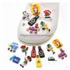 Pièces de chaussures Accessoires Hispanique Mexicain Inspiré Clog Charms Gibbets Pins Fit For And Wristband Bracelet Décoration Kids Tee Series Aléatoirement