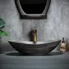 Bathroom Sink Faucets Table Basin Wash Household Size Inter-Platform Ceramic Art Retro Outdoor Washbasin Courtyard