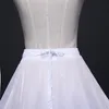 Vår sommar 6 hoops vit slip petticoat kvinnor bröllop petticoats underskirt elastiska parti bröllopstillbehör crinoline2217