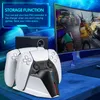 Chargers Charger för Sony PlayStation5 Wireless Controller Type C USB Dual Fast Charging Cradle Dock Station PS5 Joystick Gamepads 230731