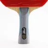 Bord Tennis Raquets 6002 Professionell racket med orkan 8 och Tin Arc Rubber FL -handtag Skakning Håll Ping Pong Bat Case 230731