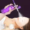 Paznokie Airbrush z paskiem do twarzy ze sprężarką przenośne do paznokci tatuaż Makeupa farba pistolet do sprayu tlenu pędzel wtryskiwacza H7H6 230801