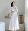 Casual Dresses Weiblich 2023 Spitze Fancy Damenkleid Bandage Strand Midi Kleidung Boho Retro Harajuku Koreanischer Stil Ästhetisch Xl Y2k X XXL