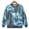 Hoodies Sweatshirts Children's Clothes Spring Autumn Boys Cotton Long Sleeve Fashion Tiedye Kids Tops 6 8 10 12 13 14 Years 230801