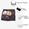 Underbyxor Cub Sleeping Man's Boxer BROBS BUBU DUDU CARTOON MYCKET BEACHABLE Underwear High Quality Print Shorts Födelsedagspresenter 230731