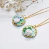 Dangle Earrings Trendy Clay Stud For Women Girls Fashion Potted Polymer Flowers Pendant Necklace Set Jewelry Accessory