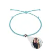 Braccialetti con ciondoli Bracciale Circle Po personalizzato Personalizzato con proiezione di coppia Regalo di gioielli commemorativi per donna Uomo 230731