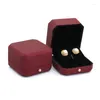 Schmuckbeutel, Samt-Ring-Ohrring-Box-Etui für Hochzeit, Verlobung, Armband, Schmuck, Halskette, Anhänger