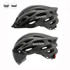 Fietshelmen SUPERIDE Mannen Vrouwen Helm met Achterlicht Sport MTB Fiets Racefiets Mountain Goggles Vizier 230801