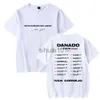 T-shirts pour hommes Ivan Cornejo T-shirt Danado US Tour 2023 Merch Crewneck T-shirt à manches courtes T-shirt pour hommes Hip Hop Vêtements J230731