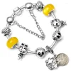 Charm Bracelets BRACE CODE The Skull Girl Cold Wind Charming Street Fashion Jewelry Ladies Bracelet Gifts Direct Shipment