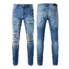 Man amari amirl amirlies am Broek amis imiri amiiri 2024 Nieuwe Biker Aankomst Heren Luxe Designer Denim COOLGUY Jeans Gaten Broek Jean Kleding C0RV