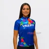 Jaquetas de corrida 2023 VEZZ0 Ciclismo Team Jersey Bike Tops de manga curta Ropa Ciclismo Feminino MTB Verão Ciclismo Maillot Clothing Clothing