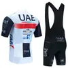 Cycling Jersey Sets Set UAE Bike Shorts 20D Pants Team Ropa Ciclismo Maillot Bicycle Clothing Uniform 230801