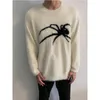 Maglioni da uomo Primavera e autunno imitazione visone velluto ragno jacquard maglione uomo sciolto coppia abbigliamento 230731