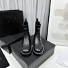 Luxury Design Boots Fashion Women Retro Dekoracja Zima ciepło śnieg Non Slip High Heel Martin Knight Tassel Casual Socks -04-02