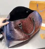 LOULS VUTT Designer Travel Bag Designer Sport Packs Outdoor Bags Duffel Bag Fashion Flower Sacs à main en cuir Femme Haute capacité Composite Shopping Sac à main 45cm