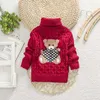 Vest Baby Meisje Jongen Nieuwe Truien Herfst Winter Kinderen Cartoon Jumper Gebreide Trui Coltrui Warme Bovenkleding Kid Casual Kleding J230801