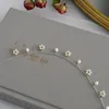 Bracelets de cheville ASHIIQI perle d'eau douce naturelle cheville pour femmes véritable 925 en argent Sterling bijoux faits à la main mariage 230731