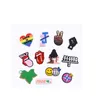 Parti di scarpe Accessori Nero Cute Cartoon Pvc Charms Fibbie Action Figure Fit Bracciali Clog Jibz Wristband Ragazzi Ragazze Serie regalo a caso