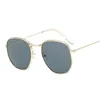 Sonnenbrillenrahmen Markendesigner Quadratischer Mann Modespiegel Retro Sonnenbrille Männlich Vintage Shades Klassisches Metall Polygon 230801