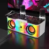 Portabla högtalare Portable Bluetooth Subwoofer Music Bluetooth Wireless Subwoofer med Light Mini Party R230801