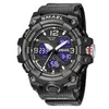 Wristwatches Men's Watches Digital Electronic Dual Display Waterproof Shockproof Cold Light Watch For Men Reloj Hombre