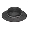 Chapeaux à large bord MAXSITI U plat été voyage crème solaire chapeau de soleil femmes polyvalent argent paille haut brillant soie Hepburn plage