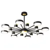 Chandeliers LED Modern Creative Chandelier Lights With R Shadow Projection For Living Dining Room Bedroom Study Indoor Lighting Lamps