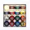 Biljardtillbehör 57.2mm Marblized Biljard Pool Ball Set 2-14 tum 230801