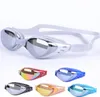 Erwachsene Kinder verstellbare Schwimmbrille Damen Herren Mode Wassersport Beschichtung Linse Schwimmbrille Antifog Anti UV Augenschutzbrille