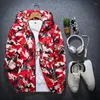 Jaquetas masculinas primavera outono casaco com capuz leve com estampa de borboleta jaqueta camuflada juventude streetwear masculino com zíper