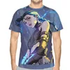 T-shirts pour hommes Jinx Cool Polyester TShirts Arcane League Of Legends TV Homme Harajuku Tops Chemise Mince Col Rond