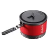 Outdoor Gadgets Camping Shaped Energy Pot ALOCS Portable 1 4L Picnic Saving Single Ring 230801