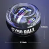 Napędowe nadgarstki LED Gyroscopic Powerball Autostart Gyro Gyro Self Train Ball Fitness Sprzęt Rękawiczny Trener mięśni ręcznych 230801