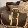 duffle KEEPALL M41424 Large capacity luggage Bag Clutch shoulder Womens luxurys Designer mens handbags fashion Totes Genuine Leather travel CrossBody trunk Bags