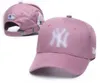 Litera haftowa baseballowa czapka mody mody męską i damską zakrzywiona brzeg ny miłośnicy kapelusz na świeżym powietrzu spłaty sunshade hat caps n10