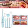 Desincrustante dental ultrassônico à prova d'água para dentes tártaro removedor de cálculo dental limpador elétrico com bateria 800mah elétrica dentes sônicos cuidados bucais