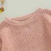 Pullover 1008 Lioraitiin 06Years Toddler Kid Boys Girls Autumn Sweater Colorful Spots LongSleeved Knitwear Clothing 230801