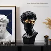 Decorative Objects Figurines Resin Mold Statues Ornaments For Home Decoration Office Desk Accessories Bust Sculpture Decor Living Room David 230731