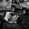 Zwycięzca zegarek na rękę Trójkąt sportowy Szkielet Automatyczni mężczyźni oglądają świetliste wskazówki mody gumowy pasek luksusowe zegarki mechaniczne wojskowe 2307731