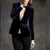 Trenchs pour femmes 2023 manteau pour femmes vêtements d'extérieur nationaux à manches longues de haute qualité col rabattu imprimé veste simple boutonnage