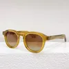 Sunglasses DAHVEN Round Women 2023 Acetate Leopard Print Japanese Fashion Party Classical Solar Glasses For Men UV400 Sunshade