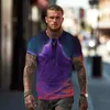 T-shirts pour hommes 2023 Sports Fitness T-shirt Ghost 3D Printing Street Fashion Casual Plus Size Tops