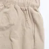 Short femme coton lin jambe large été femmes décontracté 2023 élastique dentelle pantalon ample pantalon femme dames